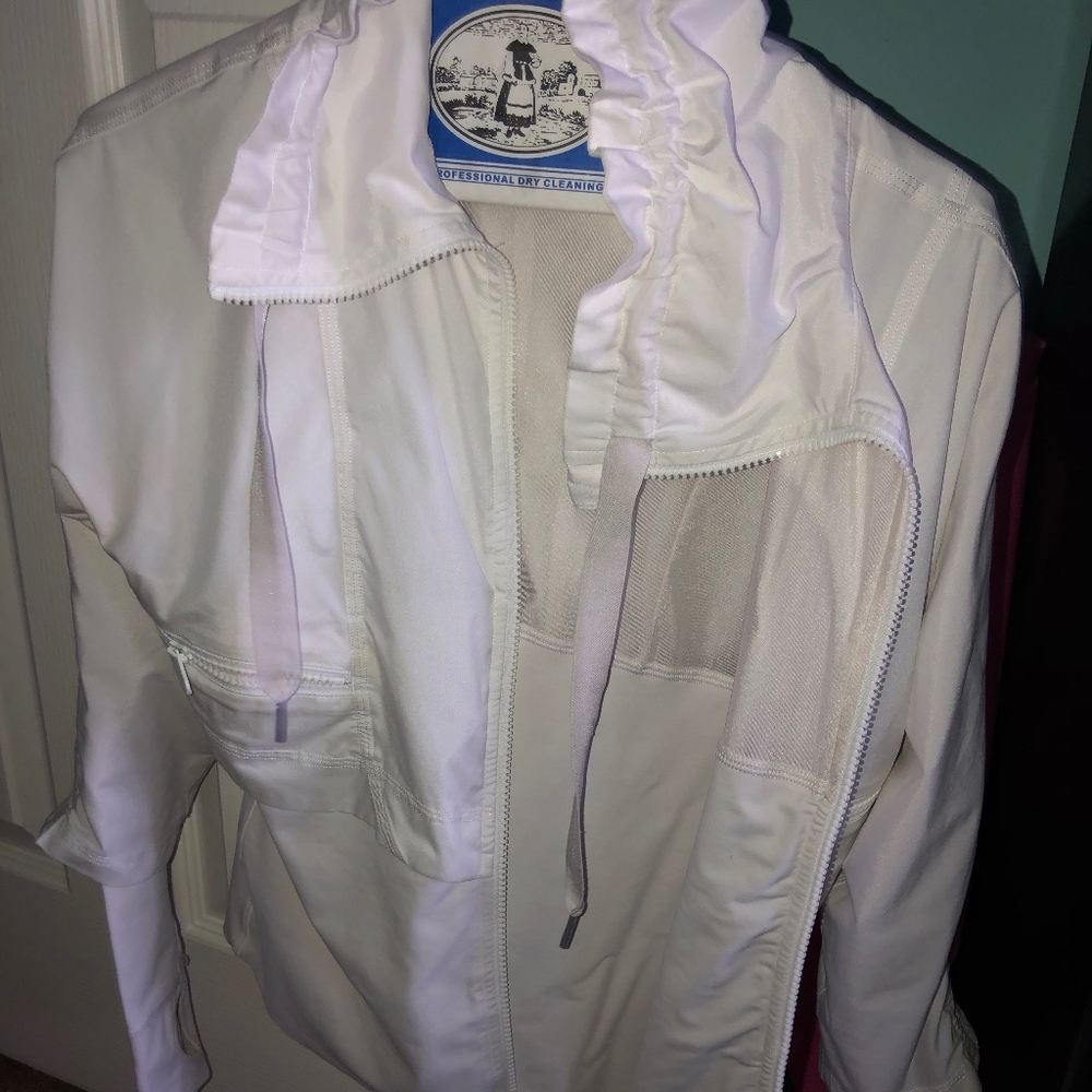 Lululemon White Jacket Size 4